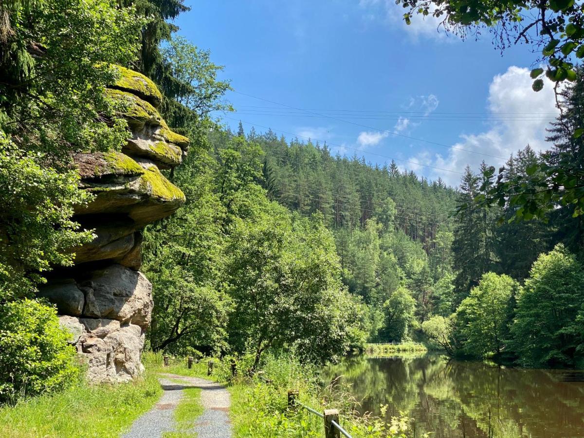 Ferienwohnung Oxana Im Naturpark Fichtelgebirge Schonwald  외부 사진